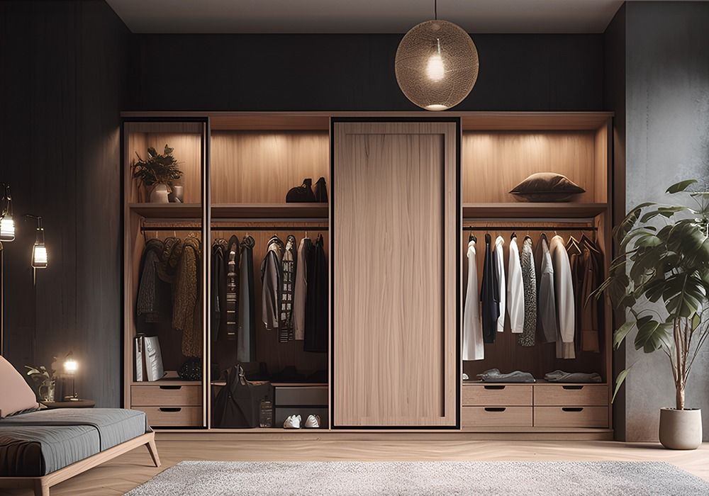 Small and Functional Wardrobe Designs for More Storage